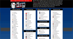 Desktop Screenshot of bigpornlist.com